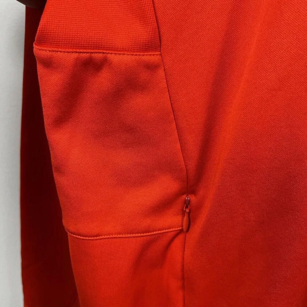 Baltimore Orioles Nike Golf Orange Quarter Zip Fleece Jacket Size XL - Picture 7 of 11